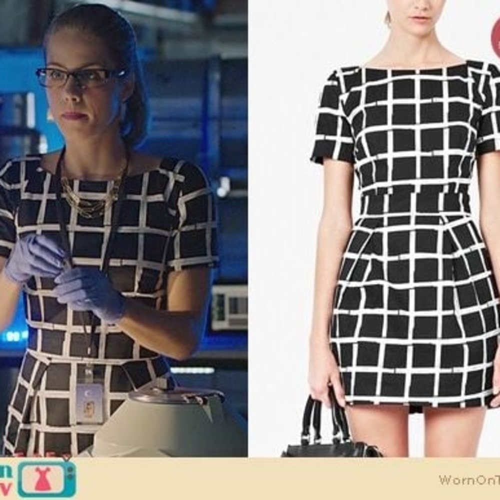 FRENCH CONNECTION Richie Paint Check Dress - Picture 2 of 4